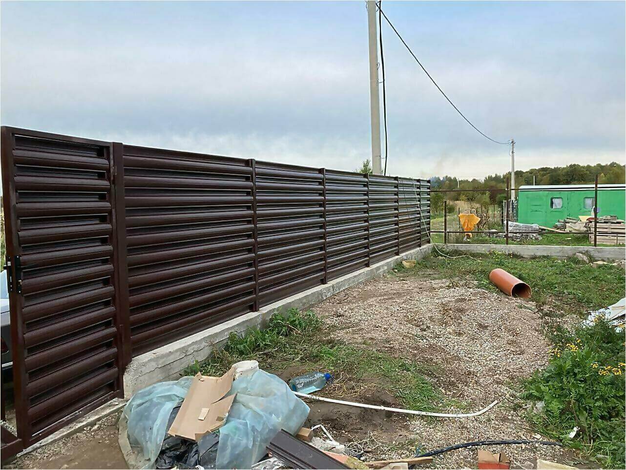 Забор из штакетника 85м фото6 в Майкопе
