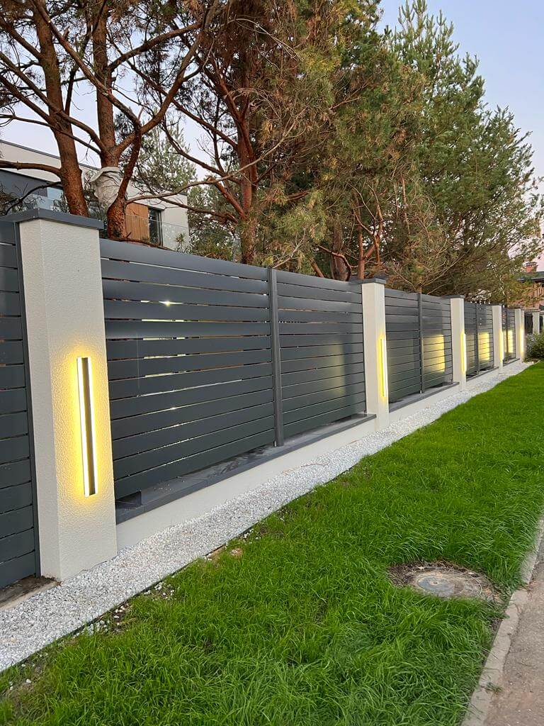 Забор-ранчо из металлопланкена 36м RAL7024 Серый Графит фото 13 в Майкопе