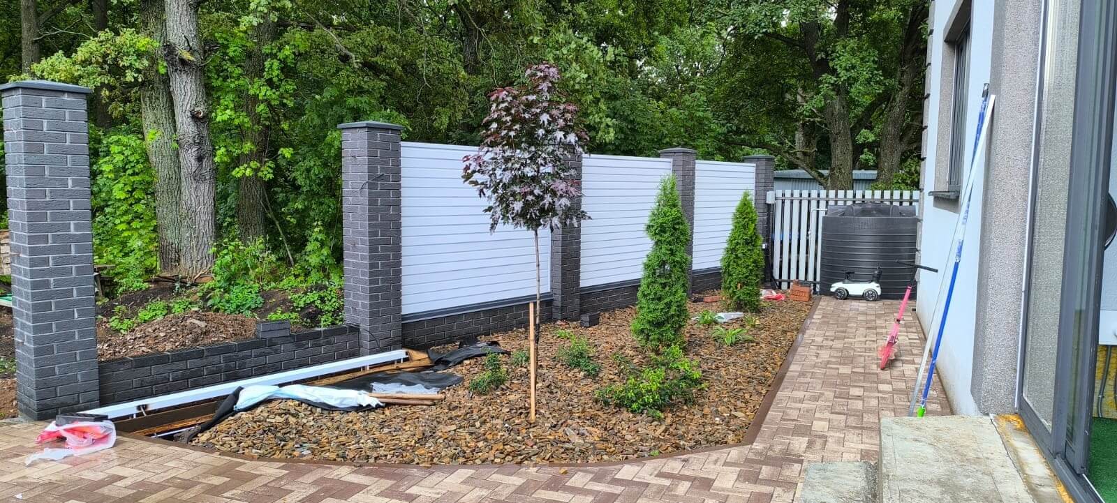 Забор-жалюзи из ламелей Хай-Тек 54м RAL9003 Белый фото 3 в Майкопе