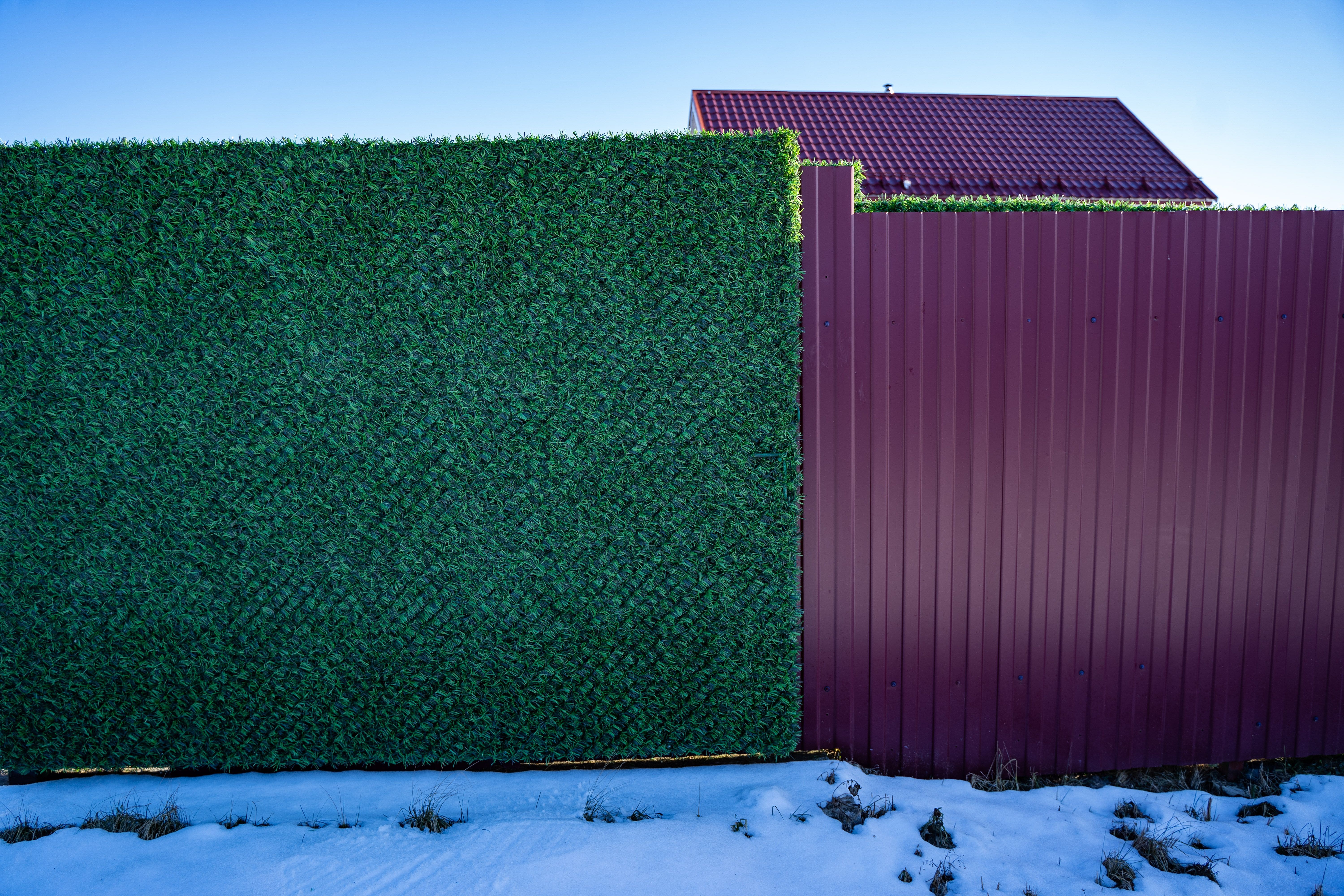 Вечнозеленый забор Grass Fence рулон 2м фото 2 в Майкопе