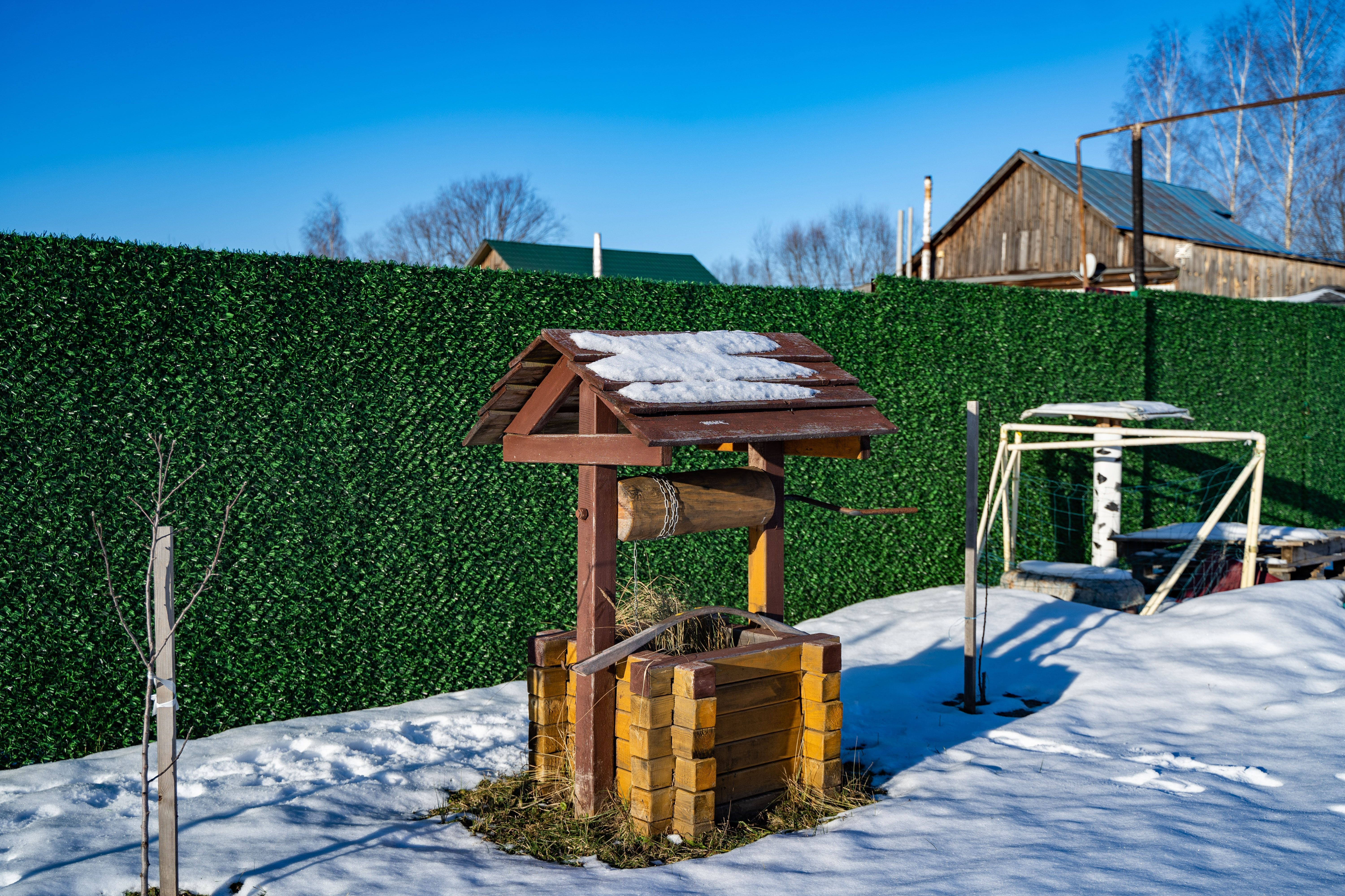 Вечнозеленый забор Grass Fence рулон 2м фото 7 в Майкопе